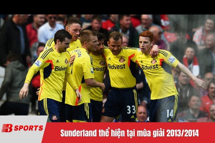 Sunderland thể hiện tại mùa giải 2013/2014